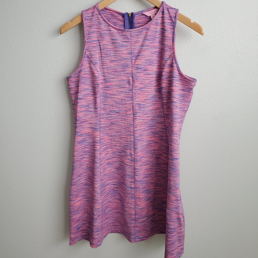 Lilly Pulitzer pink and blue knit dress L